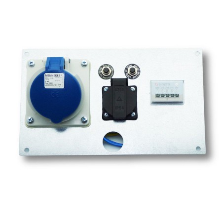 Panel fk 32A2P+T sucko t15 t30 250V monofasico alternador Sincro